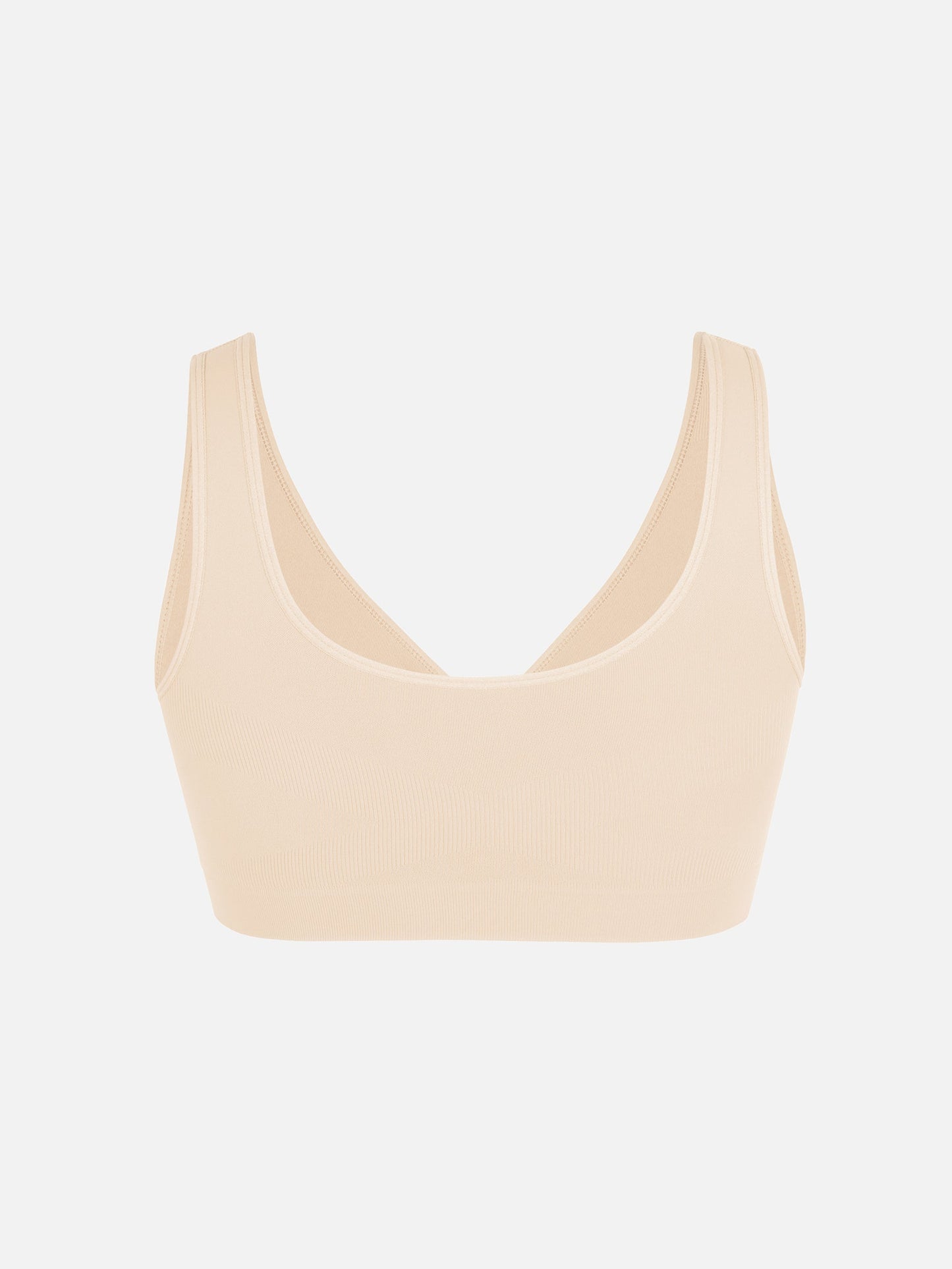 Seamless Wide Straps Bra & Seamless Tummy Control Brief Set