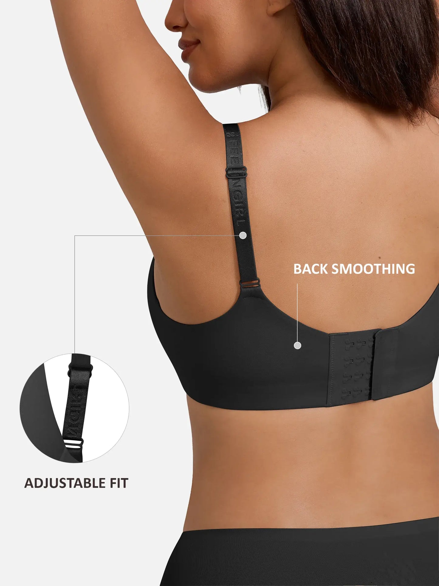 Cloud Soft Wireless Bra Seamless Lift Support Everyday Wear