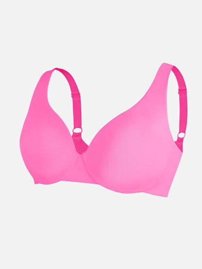 Feelingirl Underwire Adjustable Deep V-neck Bra