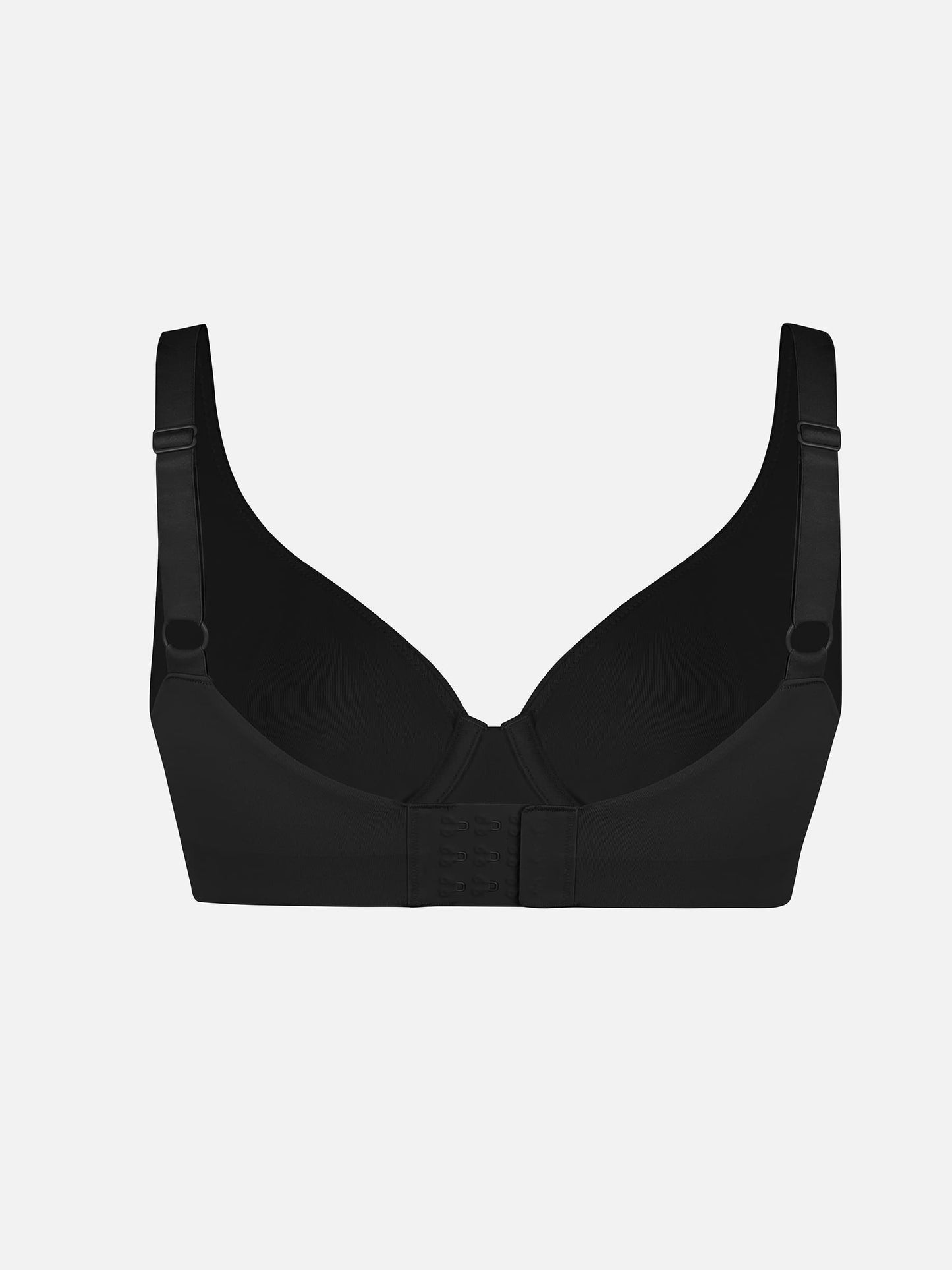 Feelingirl Underwire Adjustable Deep V-neck Bra