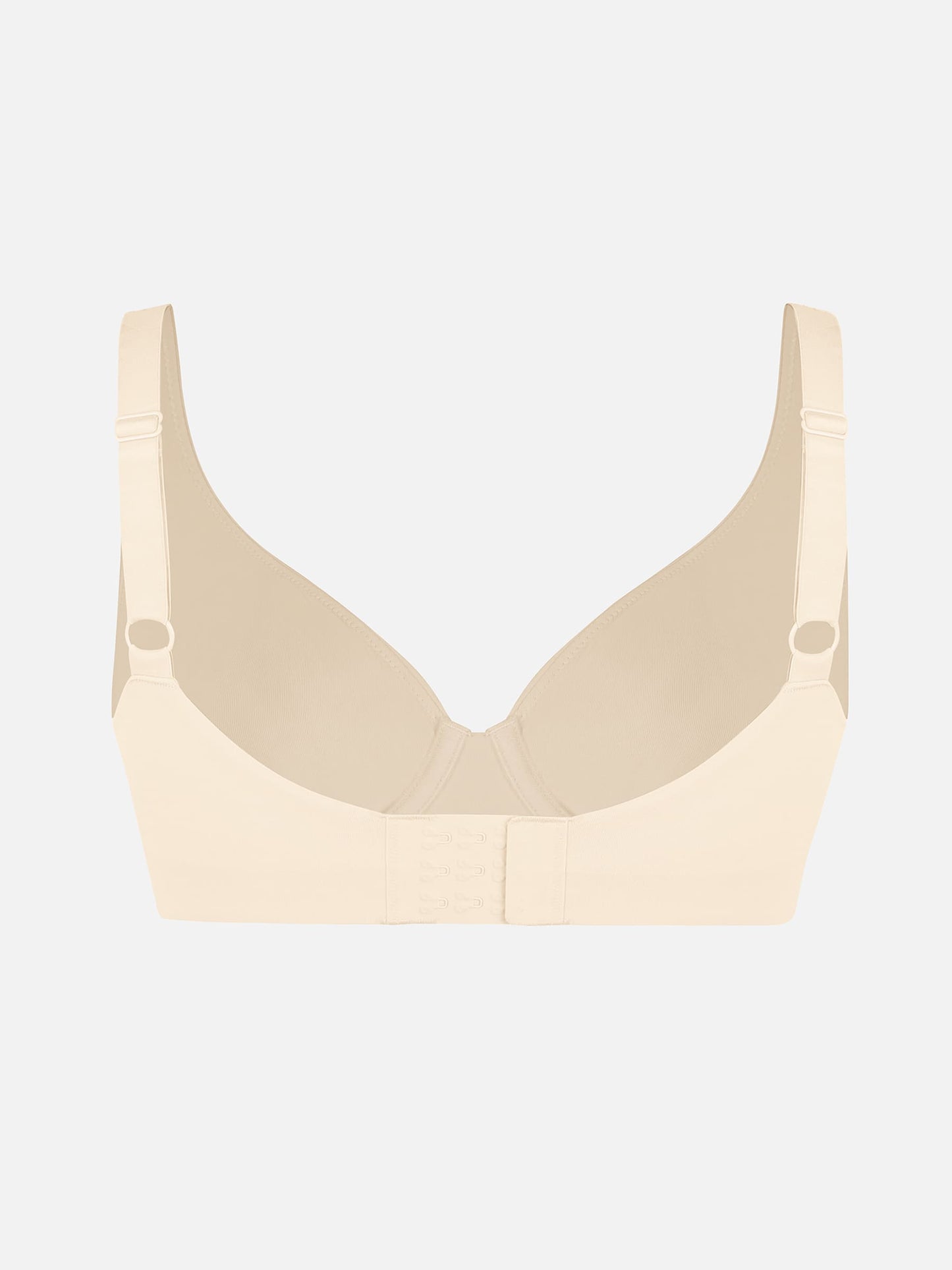 Feelingirl Underwire Adjustable Deep V-neck Bra