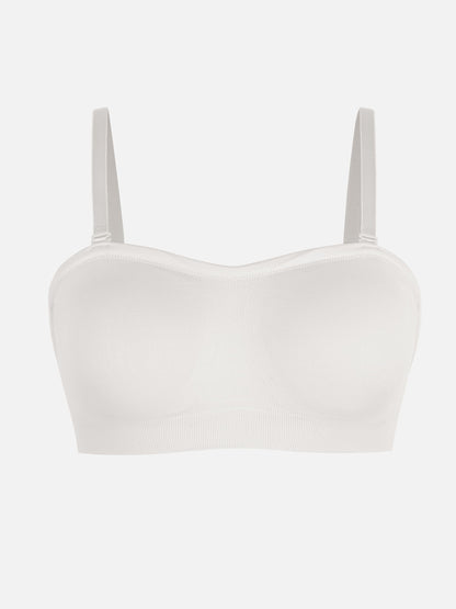 Seamless Anti-Slip Bandeau Bra