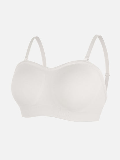 Seamless Anti-Slip Bandeau Bra