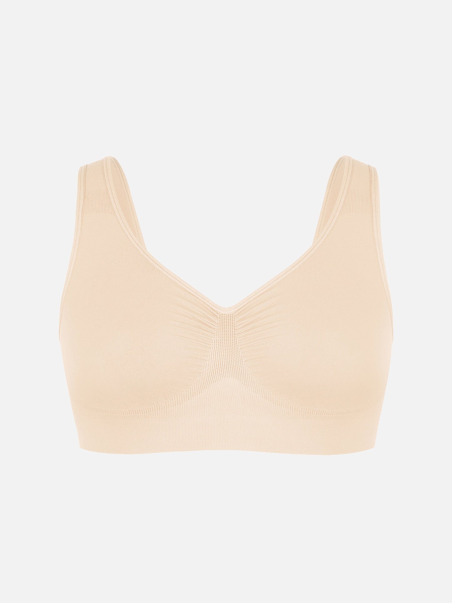 Seamless Wide Straps Bra  & Seamless Tummy Control Brief Set