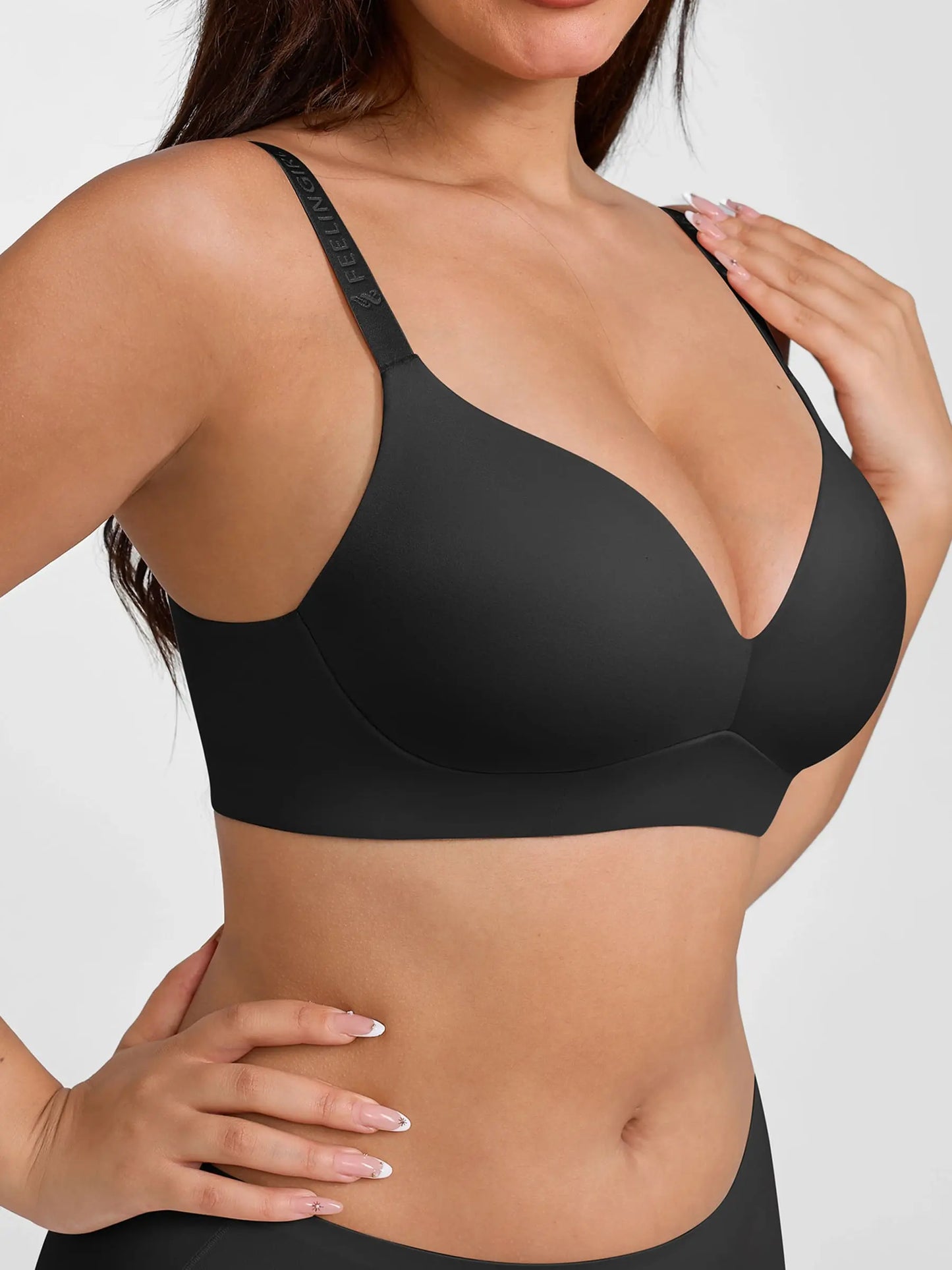 Cloud Soft Wireless Bra Seamless Lift Support Everyday Wear