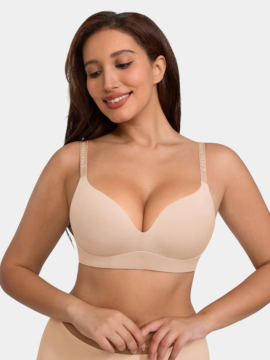 Cloud Soft Wireless Bra Seamless Lift Support Everyday Wear