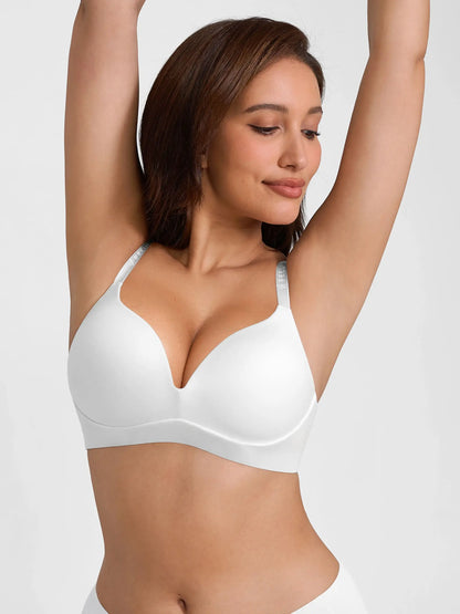 Cloud Soft Wireless Bra Seamless Lift Support Everyday Wear