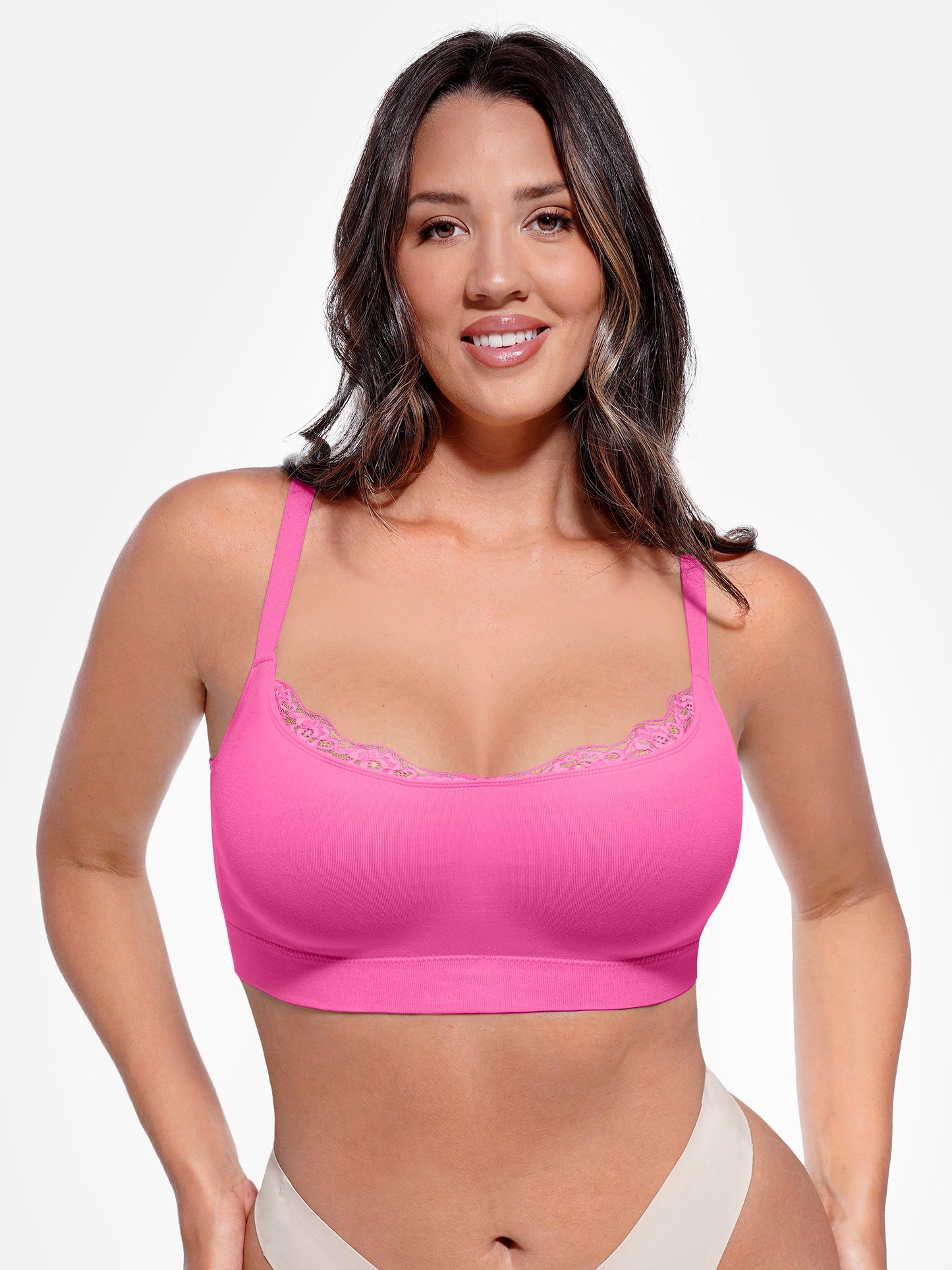 No Underwire Seamless Lace Everyday Bra