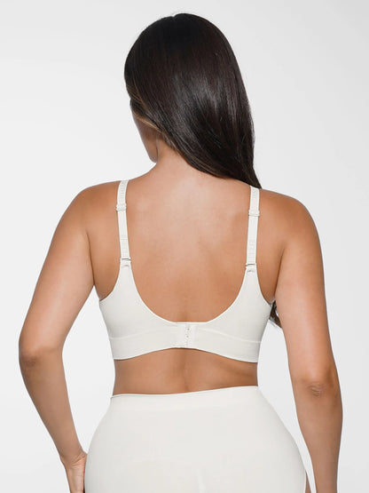 Wireless Adjustable Push-Up Full Coverage Bra