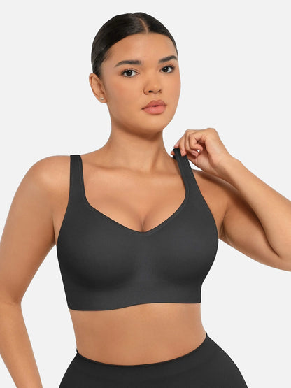 Built-in Soft Cups Full Coverage Wireless Bra