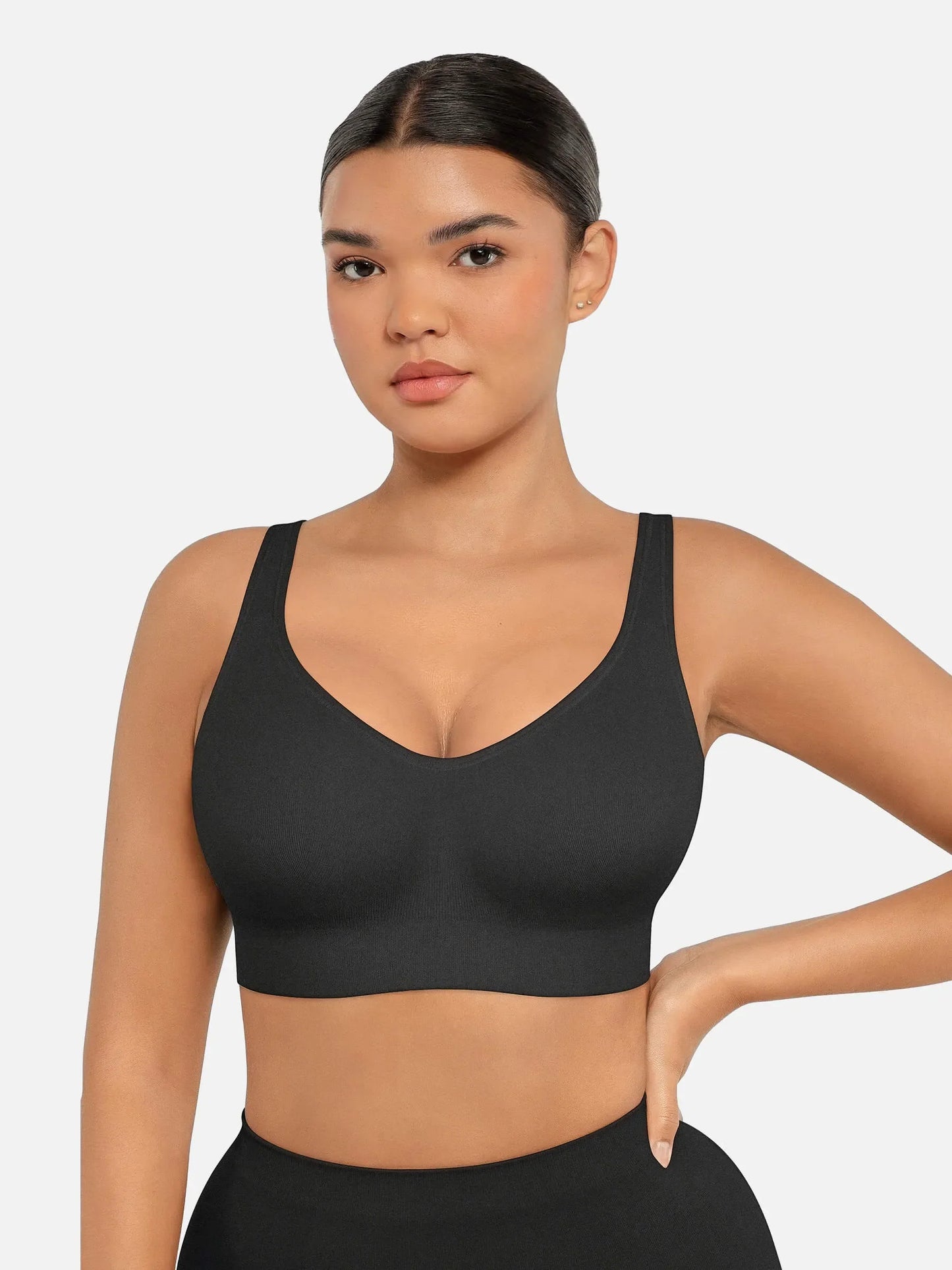 Built-in Soft Cups Full Coverage Wireless Bra