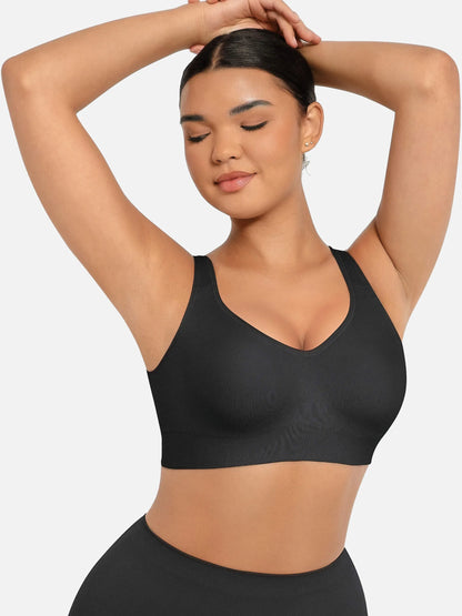 Built-in Soft Cups Full Coverage Wireless Bra