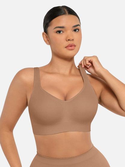 Built-in Soft Cups Full Coverage Wireless Bra