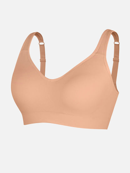 Built-in Soft Cups Full Coverage Wireless Bra
