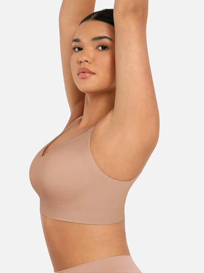 Built-in Soft Cups Full Coverage Wireless Bra