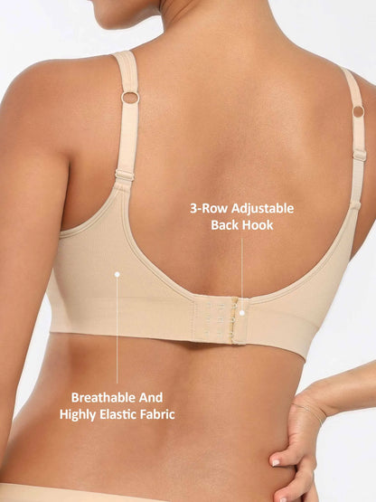 Built-in Soft Cups Full Coverage Wireless Bra