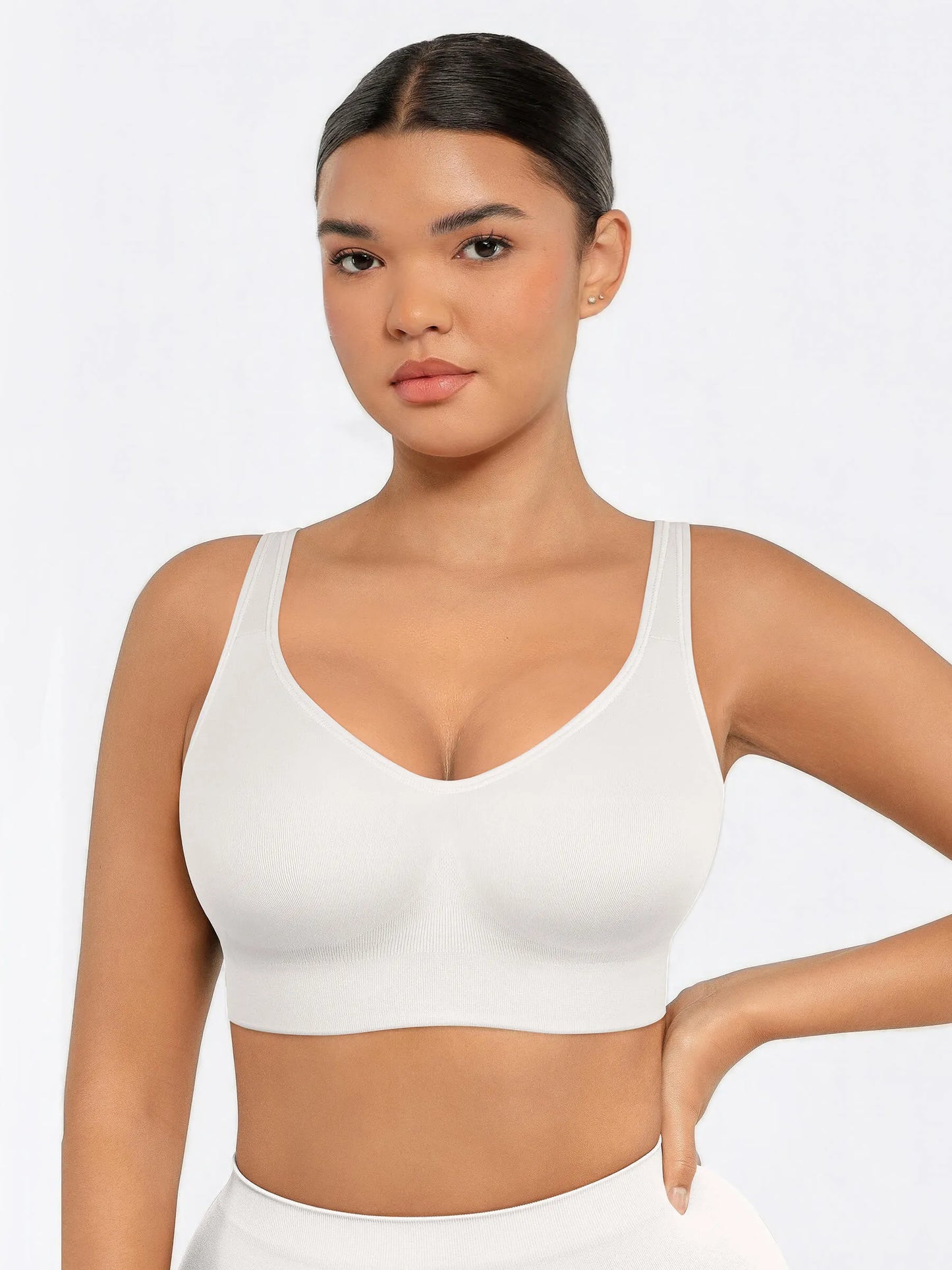 Built-in Soft Cups Full Coverage Wireless Bra