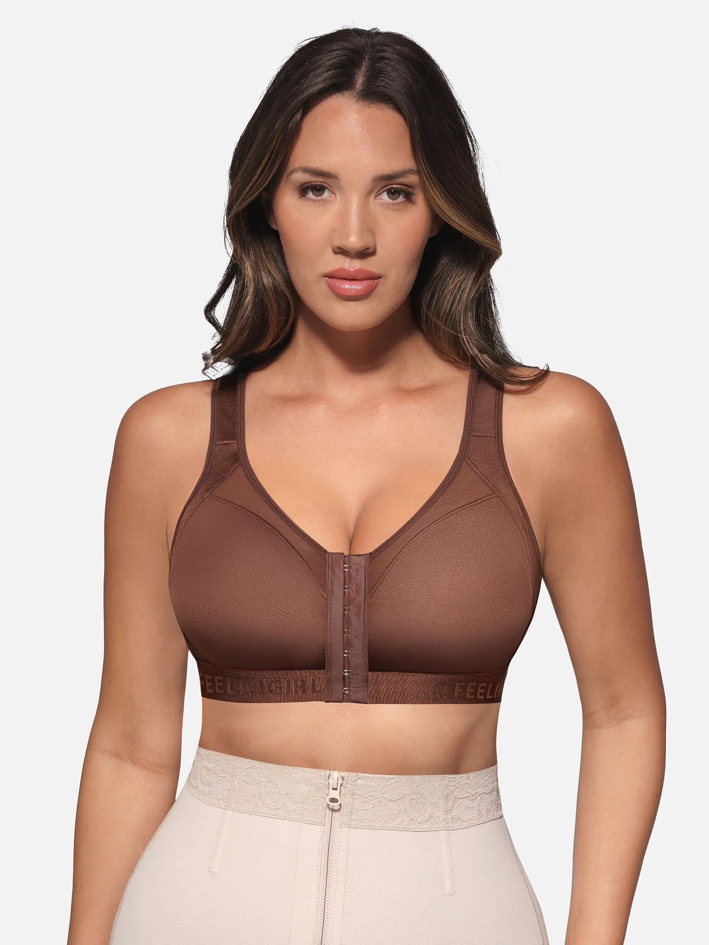 Full Coverage Post-Surgery Bra
