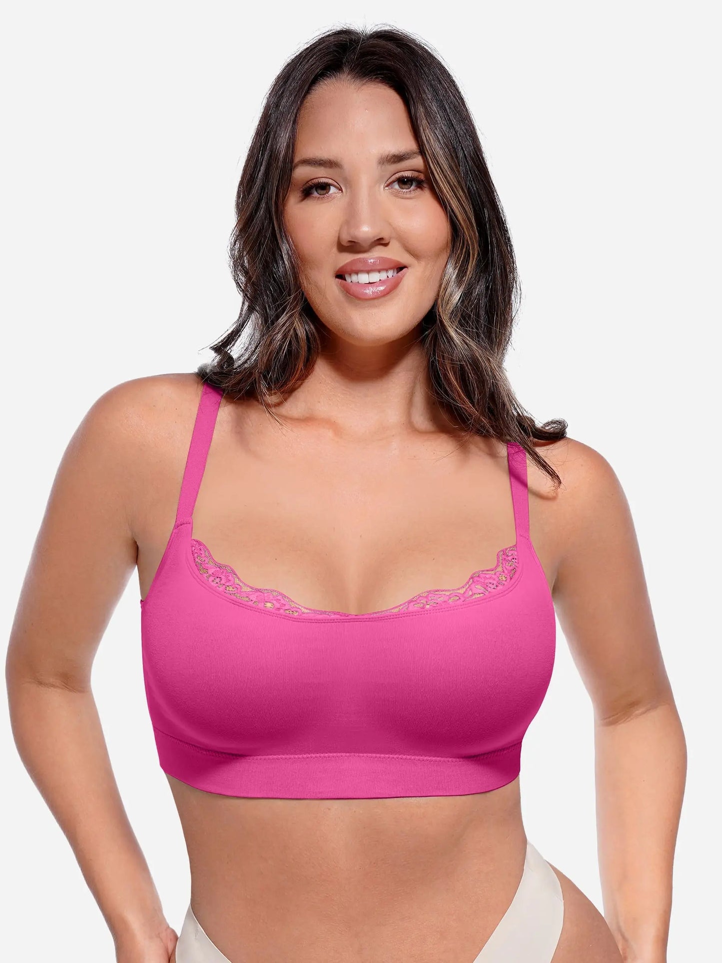No Underwire Seamless Lace Everyday Bra