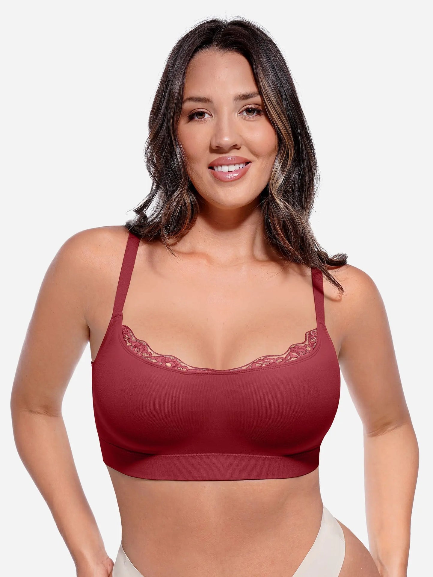 No Underwire Seamless Lace Everyday Bra