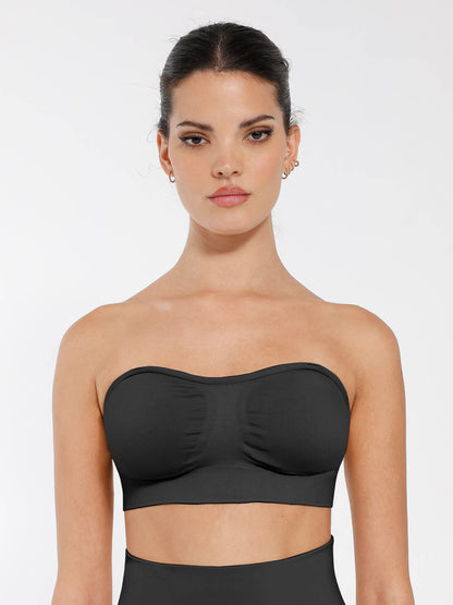 Seamless Anti-Slip Bandeau Bra