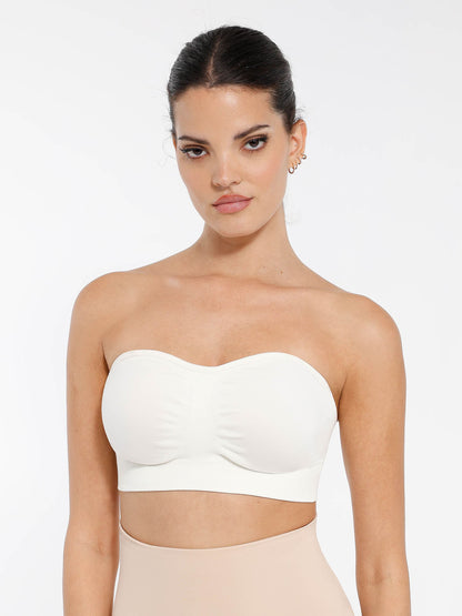 Seamless Anti-Slip Bandeau Bra