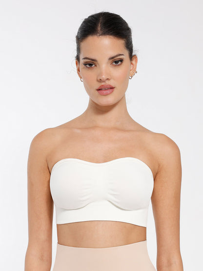Seamless Anti-Slip Bandeau Bra