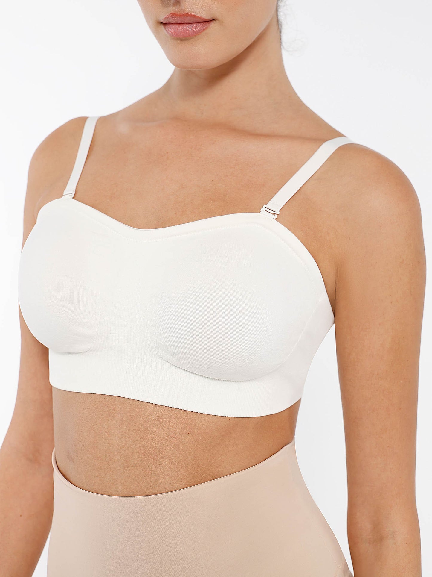 Seamless Anti-Slip Bandeau Bra