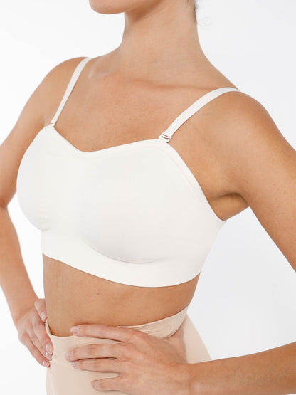 Seamless Anti-Slip Bandeau Bra