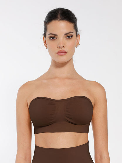 Seamless Anti-Slip Bandeau Bra