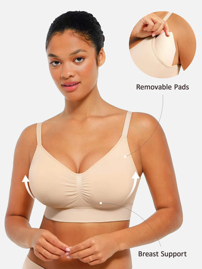 Seamless Everyday Bra with Built-In Soft Padding