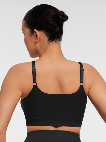 Seamless Front-Opening Zipper Bra