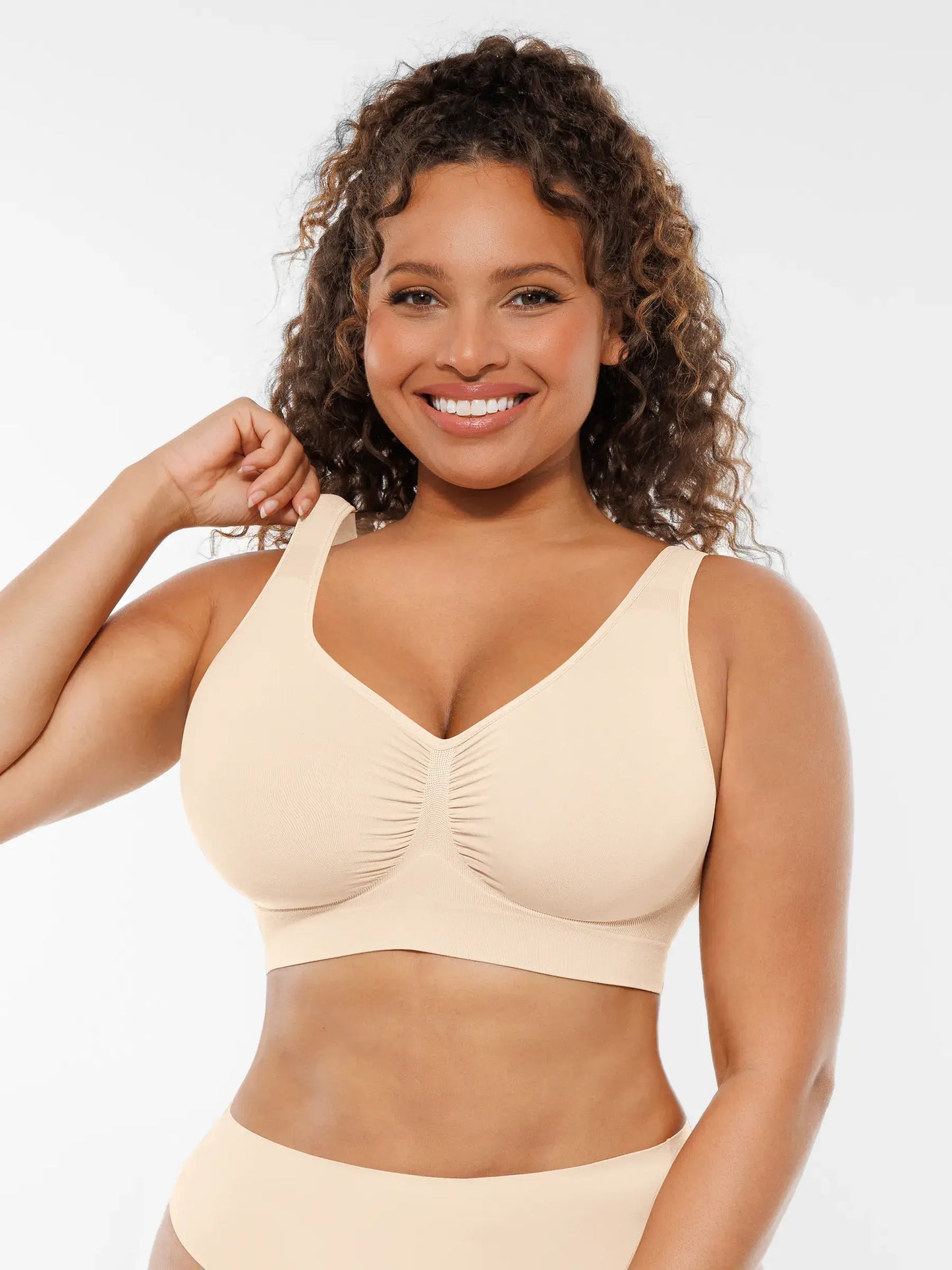 Seamless No Underwire Full Coverage Bra