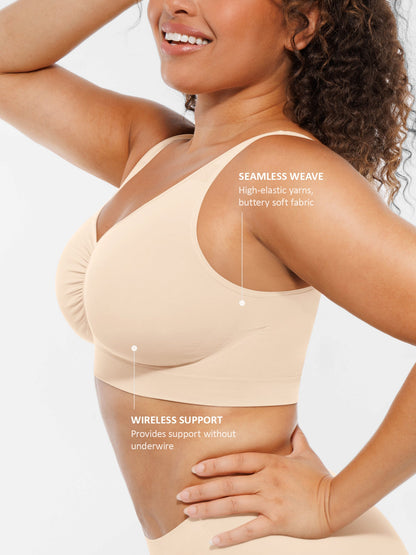 Seamless No Underwire Full Coverage Bra