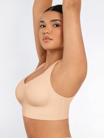 Seamless V Neck Comfort Fit Everyday Bra