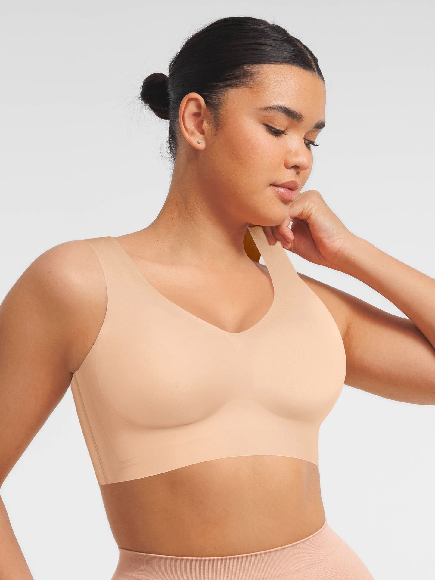 Seamless V Neck Comfort Fit Everyday Bra