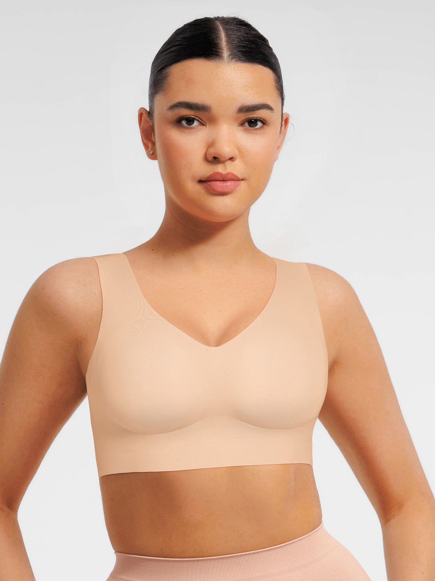Seamless V Neck Comfort Fit Everyday Bra