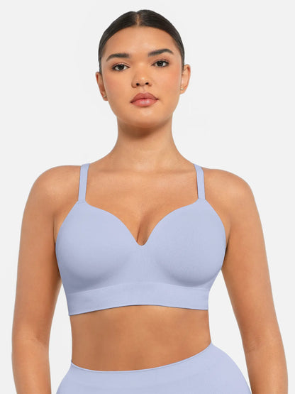 Wireless Push-Up Seamless Comfort Full Coverage Bra