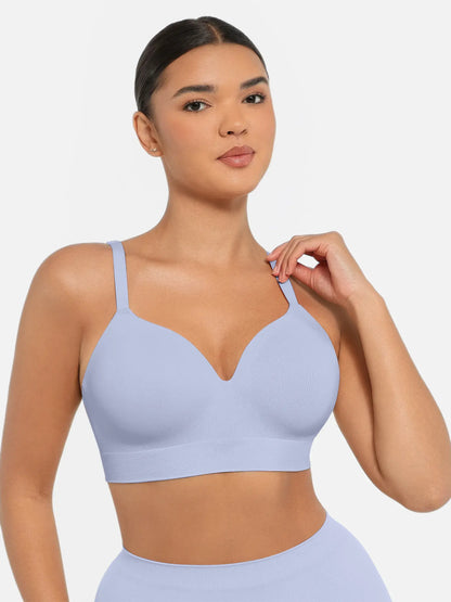 Wireless Push-Up Seamless Comfort Full Coverage Bra