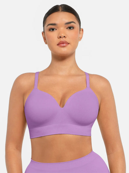Wireless Push-Up Seamless Comfort Full Coverage Bra