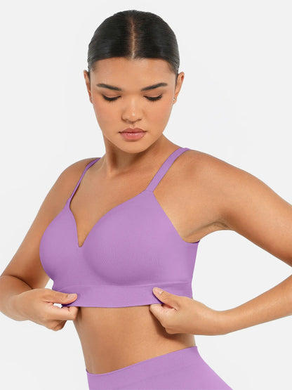 Wireless Push-Up Seamless Comfort Full Coverage Bra