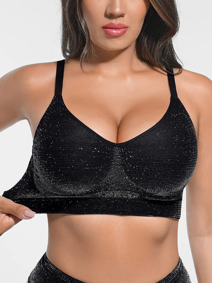 Invisible Shimmer Wireless Comfort Bra & Panty