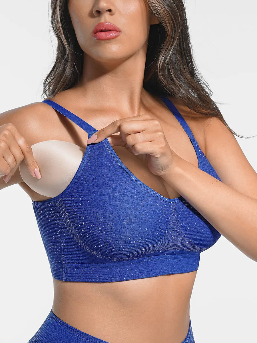 Invisible Shimmer Wireless Comfort Bra & Panty