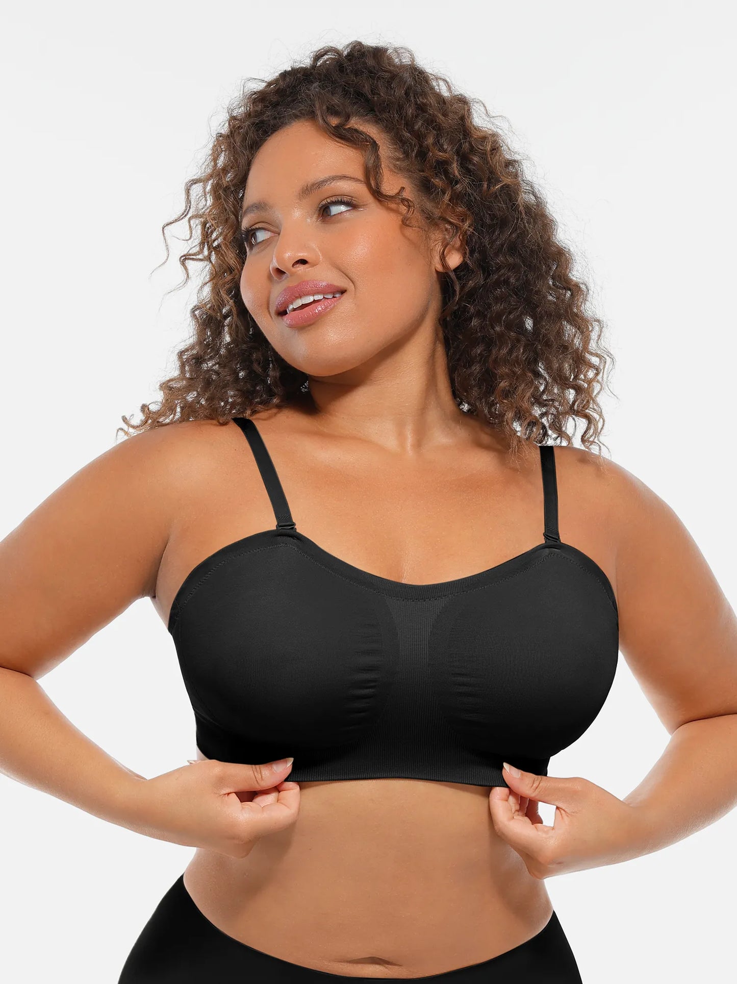 Seamless Strapless Anti-Slip Removable Pads Bra