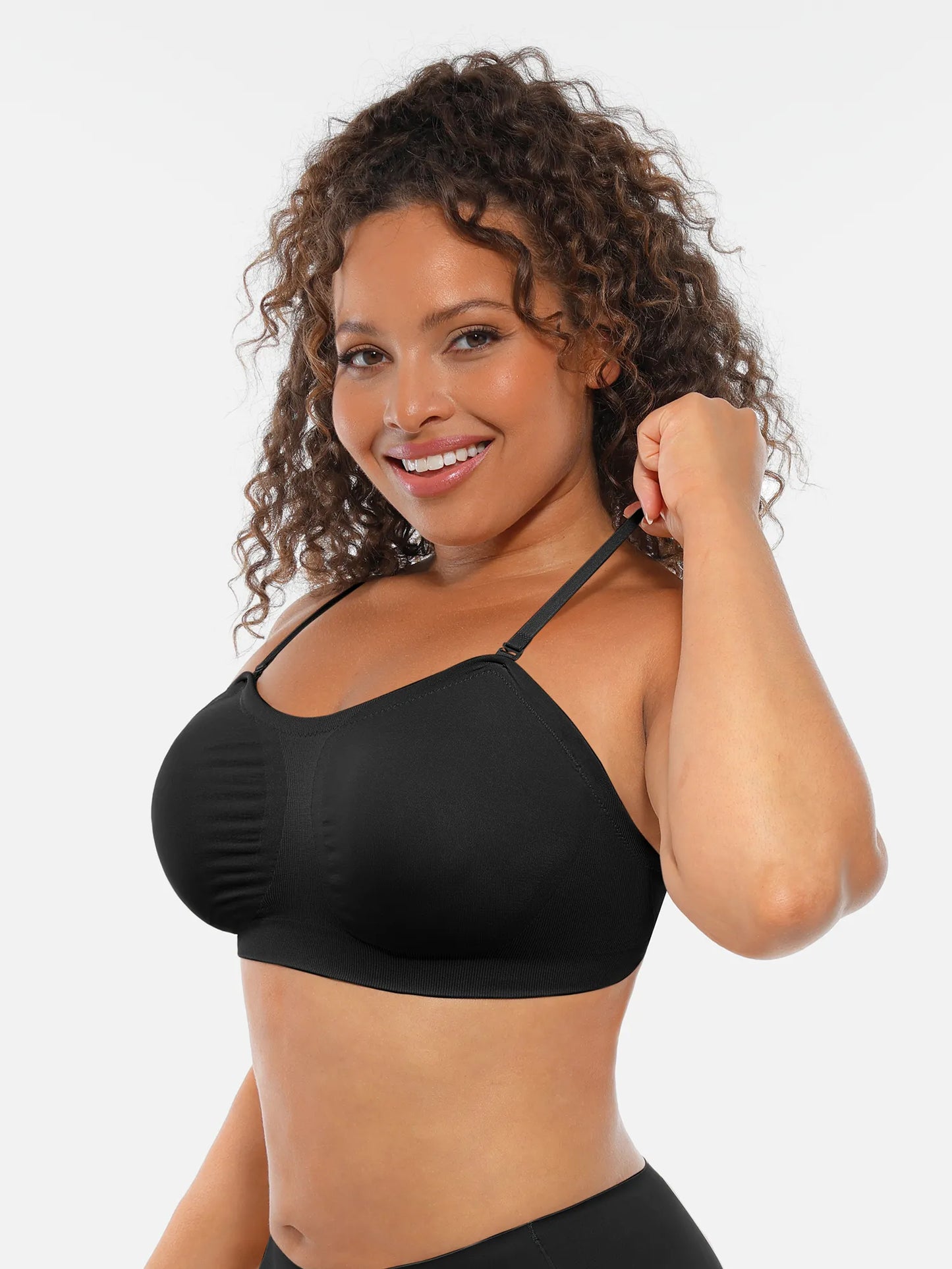 Seamless Strapless Anti-Slip Removable Pads Bra