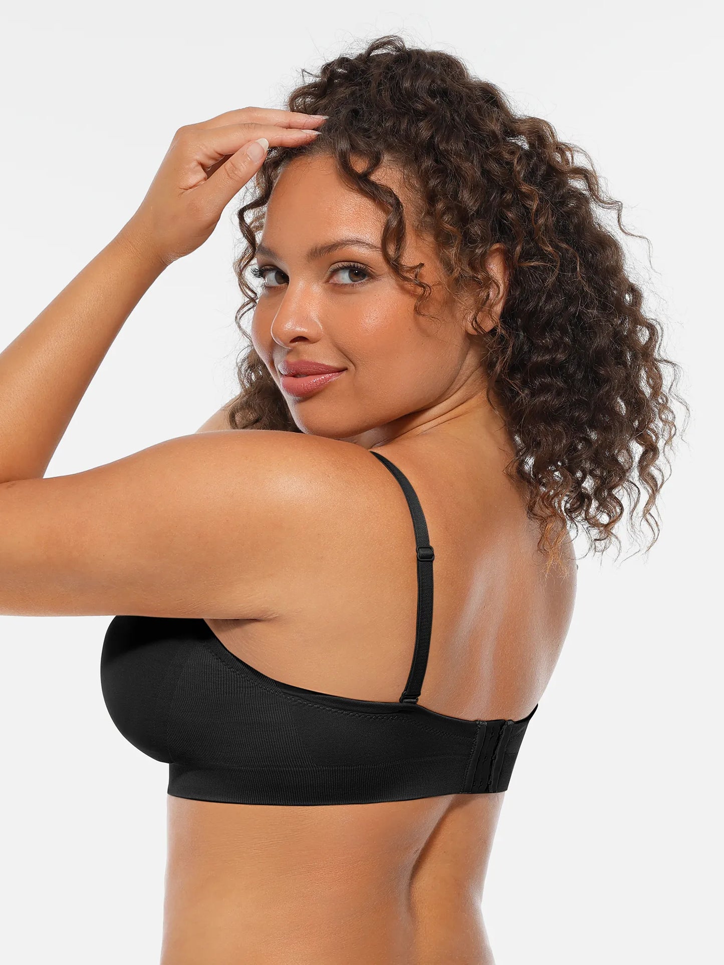 Seamless Strapless Anti-Slip Removable Pads Bra