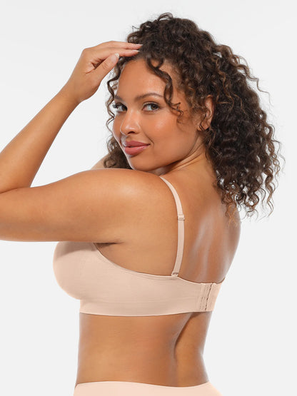 Seamless Strapless Anti-Slip Removable Pads Bra