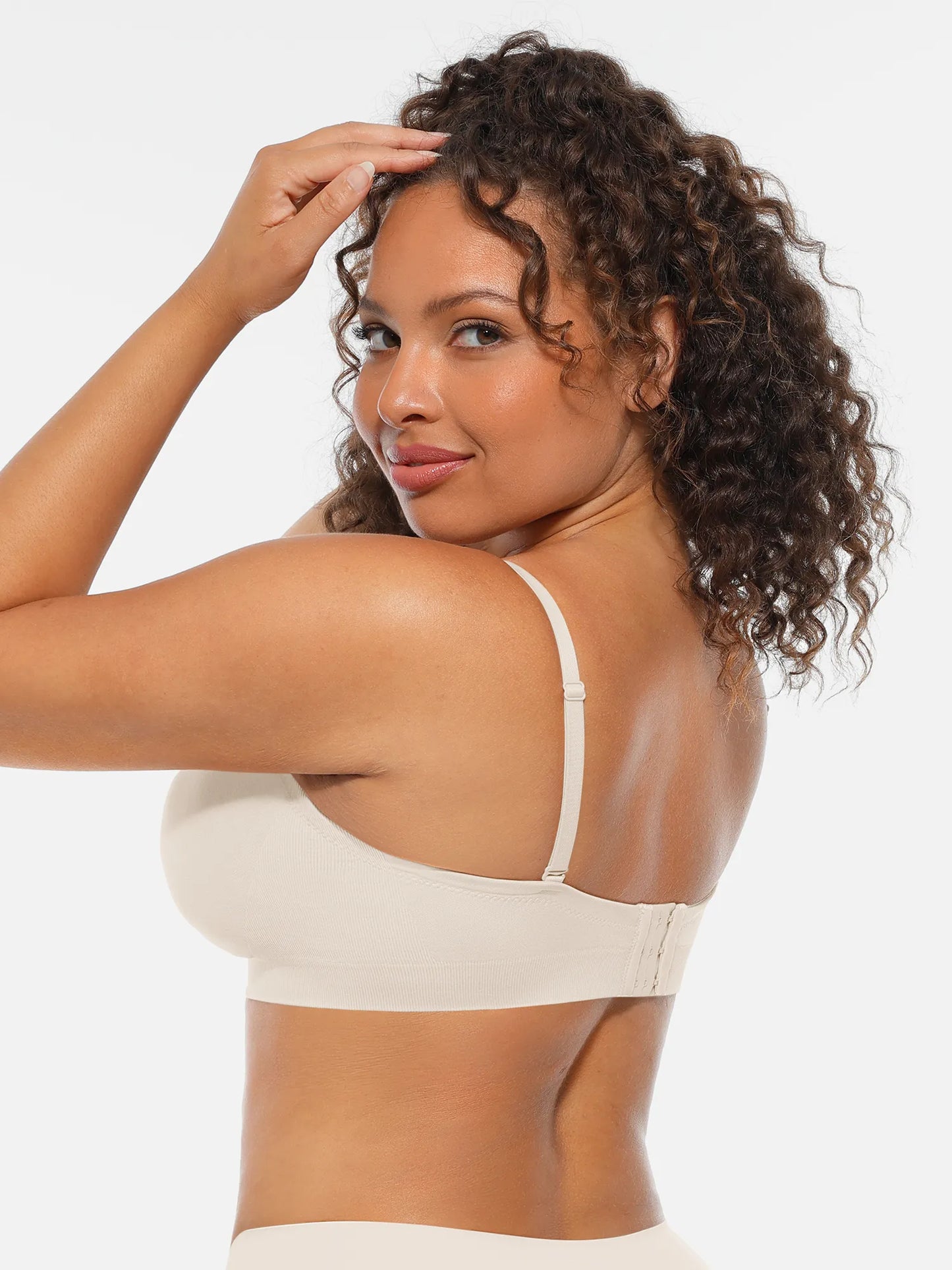 Seamless Strapless Anti-Slip Removable Pads Bra
