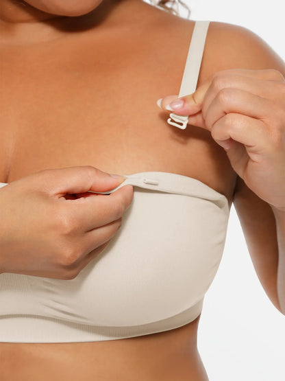 Seamless Strapless Anti-Slip Removable Pads Bra