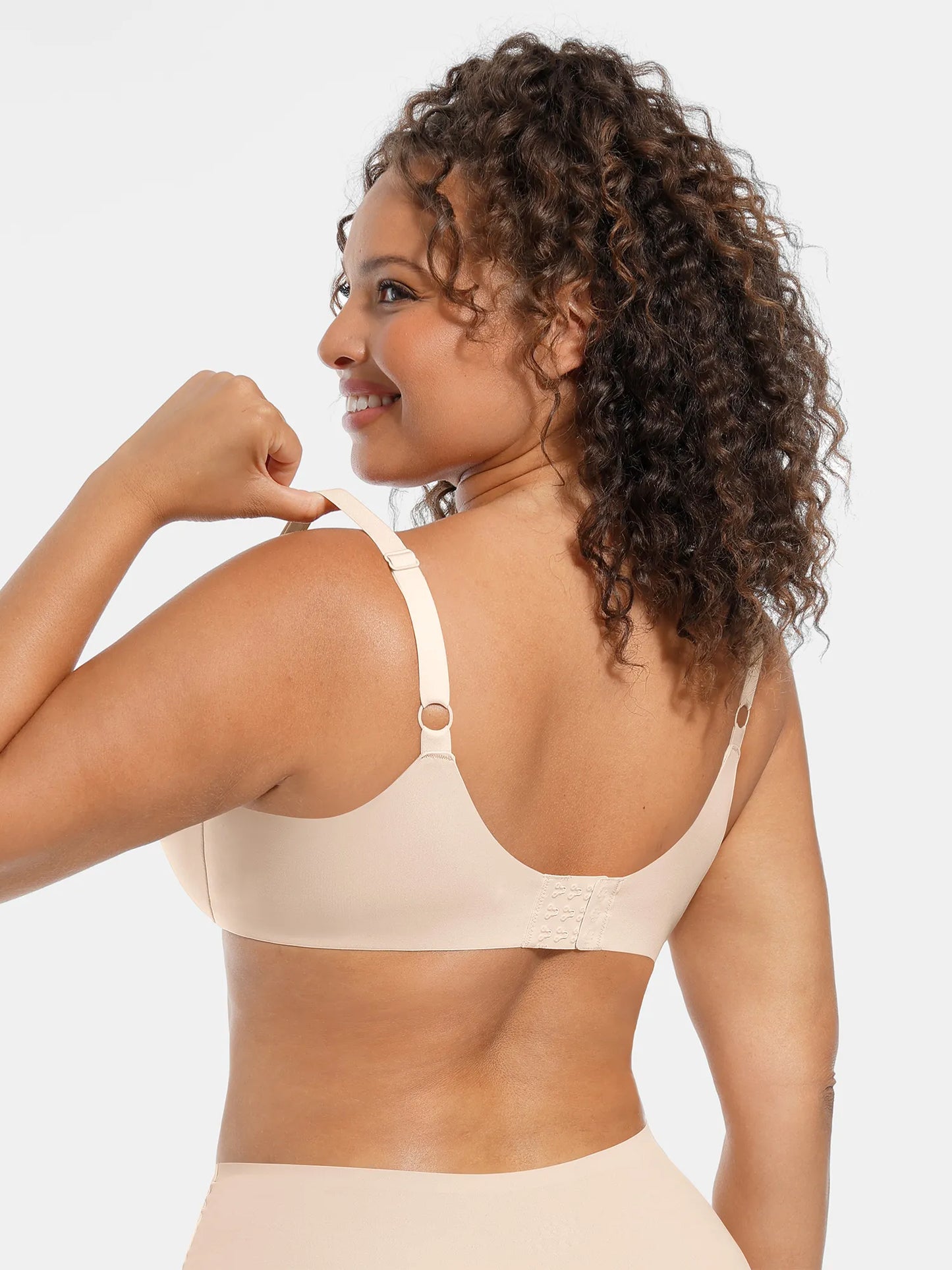 Unpadded Underwired Deep V-Neck Side Support Bra Bundle